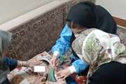 حضور تیم سیار واکسیناسیون کرونا در منزل ویژه افراد معلول و ناتوان در شهرستان اسلامشهر